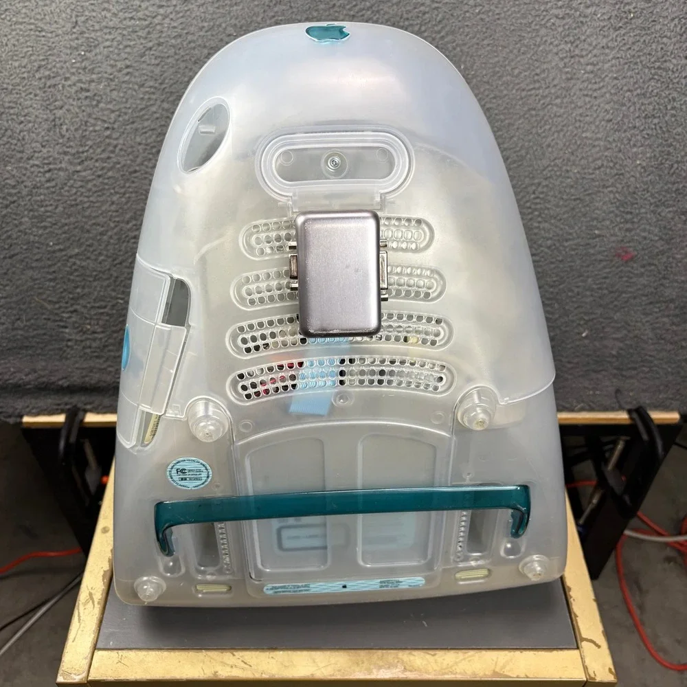 Apple iMac G3 233MHz Bondi Blue Vintage Desktop Computer M4984 PowerPC G3 1998